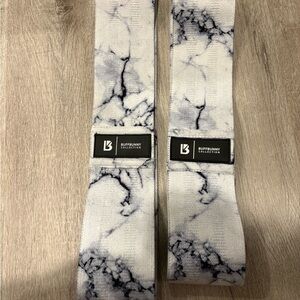 NWOT BUFFBUNNY Fitness Bands: set of 2 different resistances - Marble